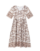 Vestido Floral Quartzo | Manga Longa (Linha Premium V)