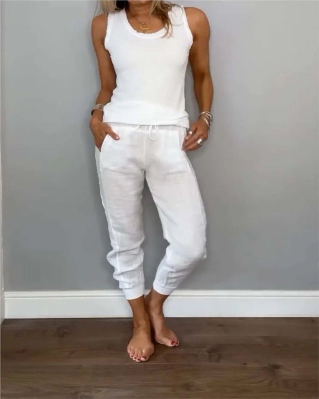Conjunto Flórida - Linho Premium (Estilo Americano)
