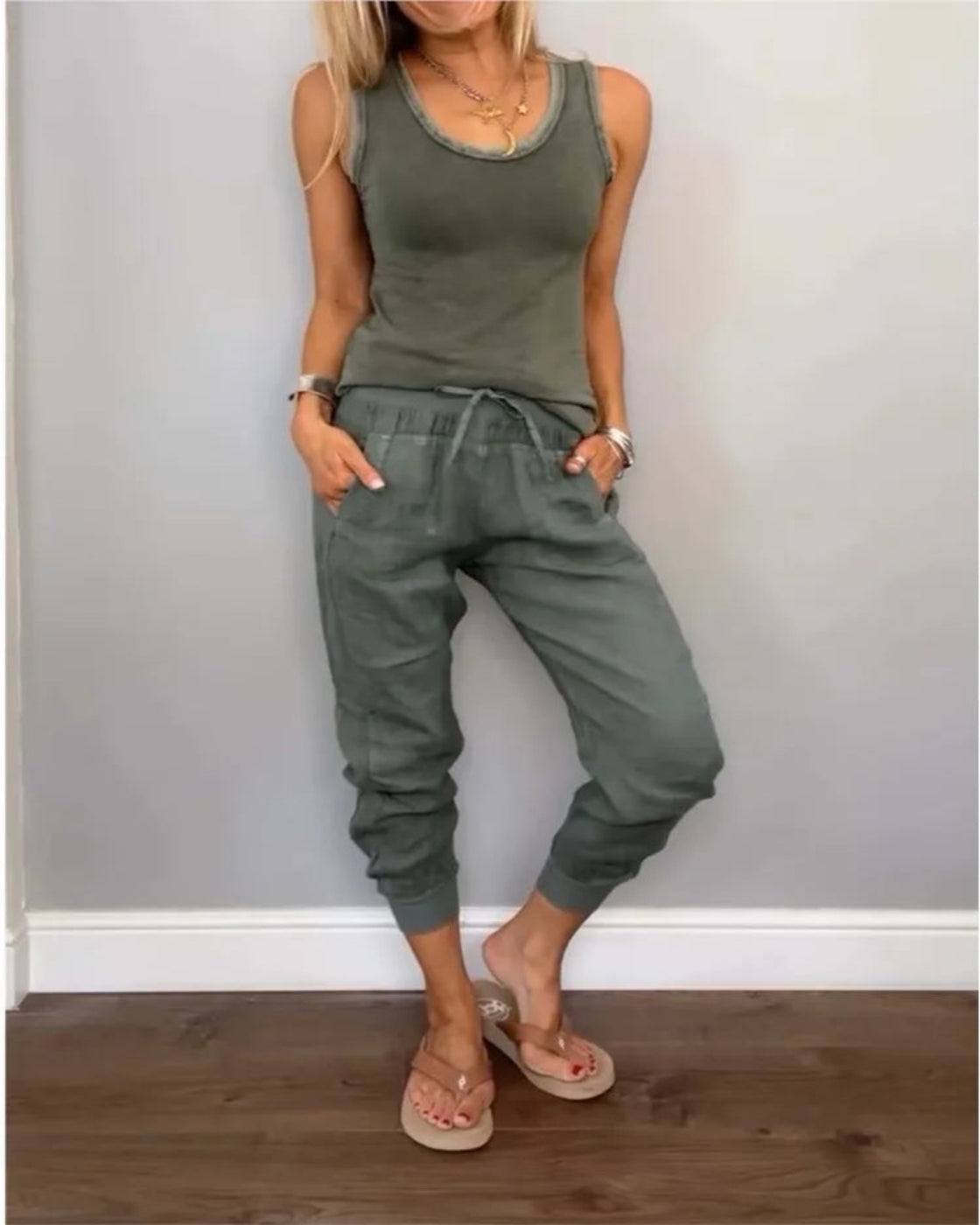Conjunto Flórida - Linho Premium (Estilo Americano)