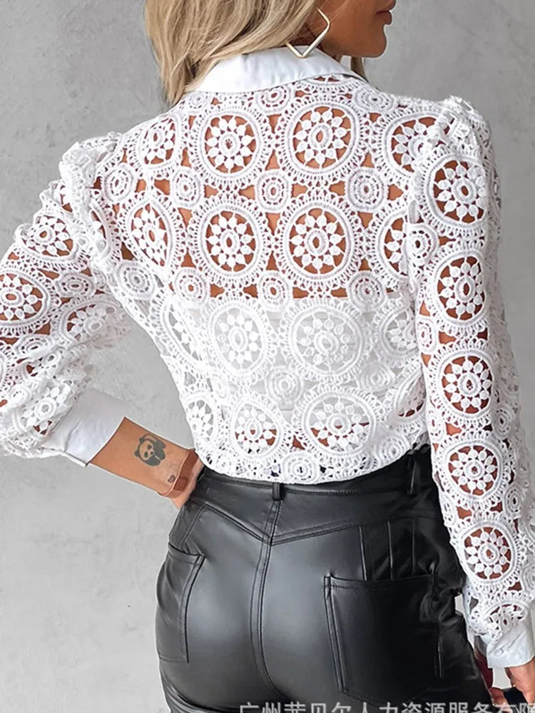 Camisa de Renda Emma