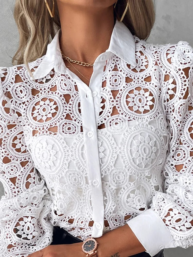 Camisa de Renda Emma