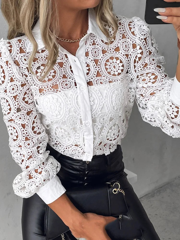 Camisa de Renda Emma