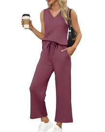 Conjunto Casual Celeste - Algodão Premium (Estilo Americano)